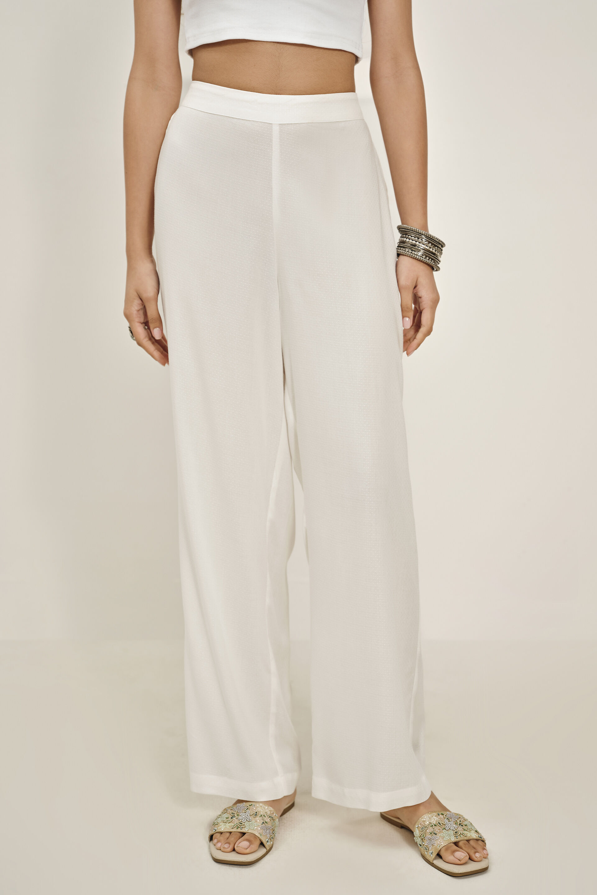 Kaaya White Trousers